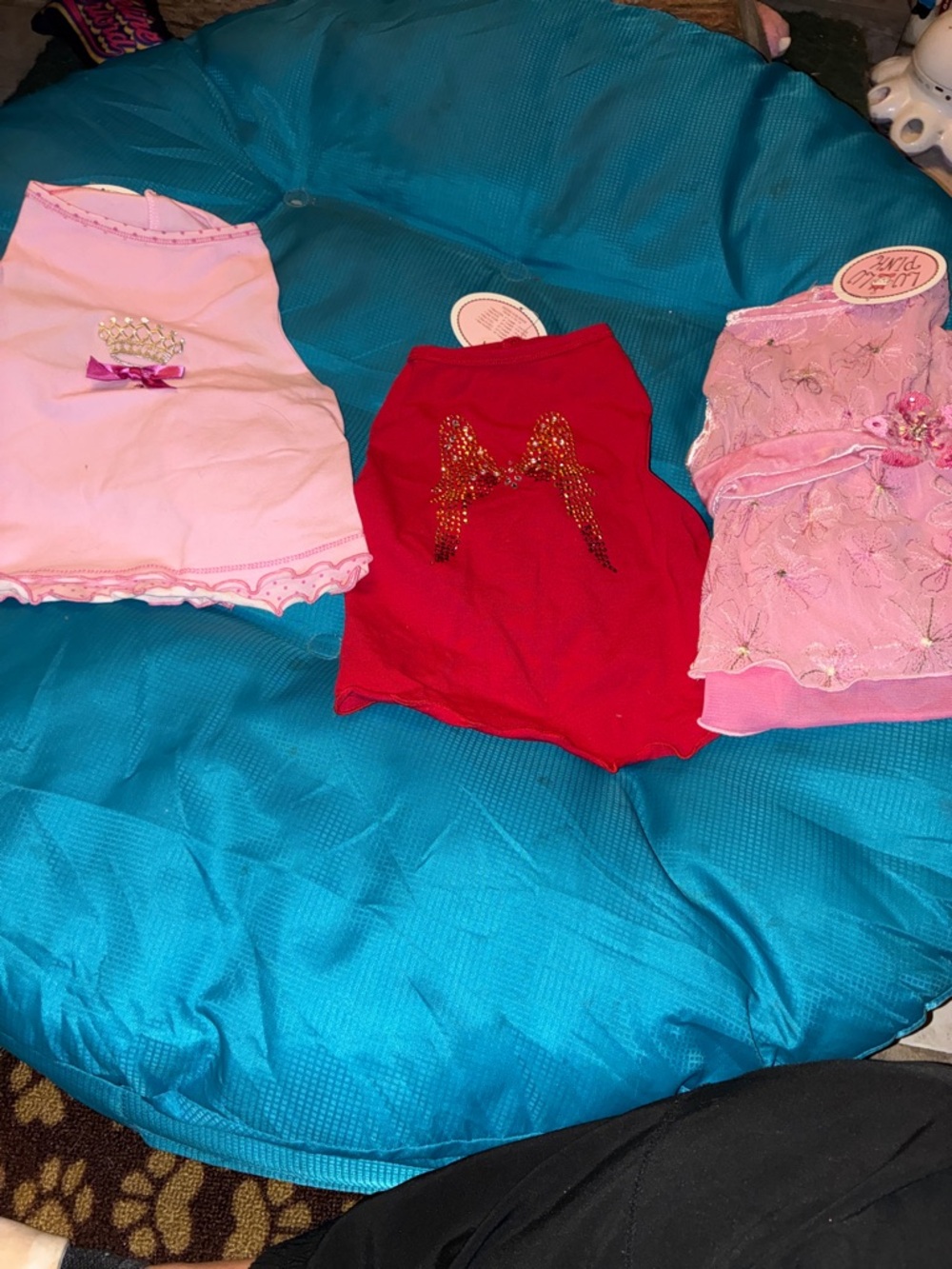 Bundle 6- Lulu pink pet clothes
30-34 pounds
3